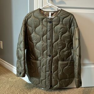 Mango quilted jacket